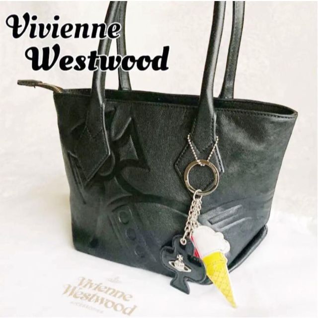 Vivienne Westwood - 【美品】ヴィヴィアン レザー 型押し トート ...