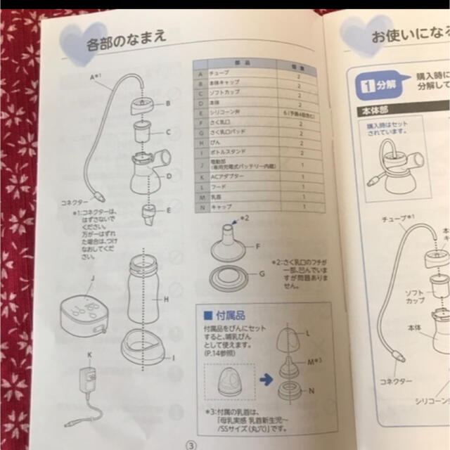 電動搾乳機 ピジョン搾乳機／電動／両胸用／さく乳パッド　ラージサイズ(別売購入)