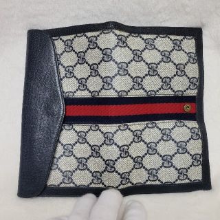 Gucci - 希少 紙タグ 美品 オールドグッチ 長財布 シェリーライン GG 