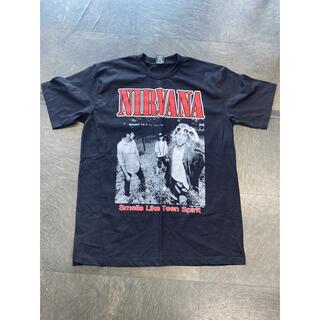 NIRVANA  追悼Tシャツ　カートコバーン　バンドT サイズXL(Tシャツ/カットソー(半袖/袖なし))