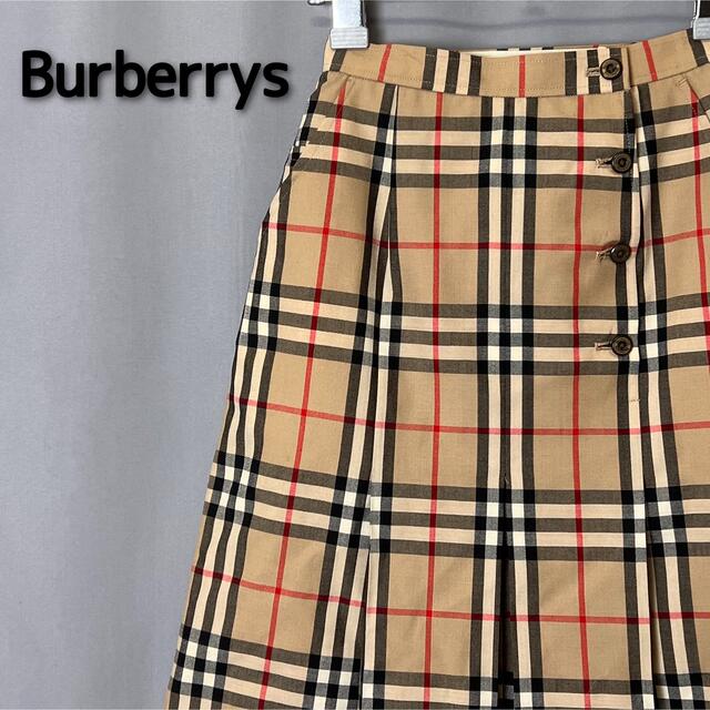 ファッションデザイナー BURBERRY - バーバリーズ Burberry ノバチェック チェック柄 スカート ヴィンテージ ひざ丈スカート