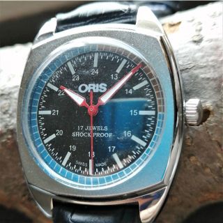 オリス(ORIS)の●美品！●オリス■ORIS 手巻き機械式ヴィンテージメンズ腕時計アンティーク即納(腕時計(アナログ))