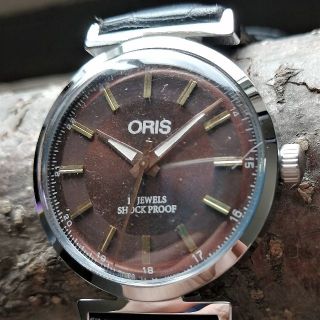 オリス(ORIS)の●美品！●オリス■ORIS 手巻き機械式ヴィンテージメンズ腕時計アンティーク即納(腕時計(アナログ))