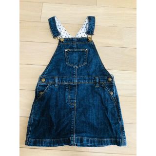 プチバトー(PETIT BATEAU)のプチバトー  デニム　ジャンパー スカート　100 4ans(スカート)