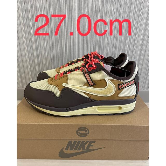 Travis Scott × Air Max 1 "CACT.US Brown"靴/シューズ