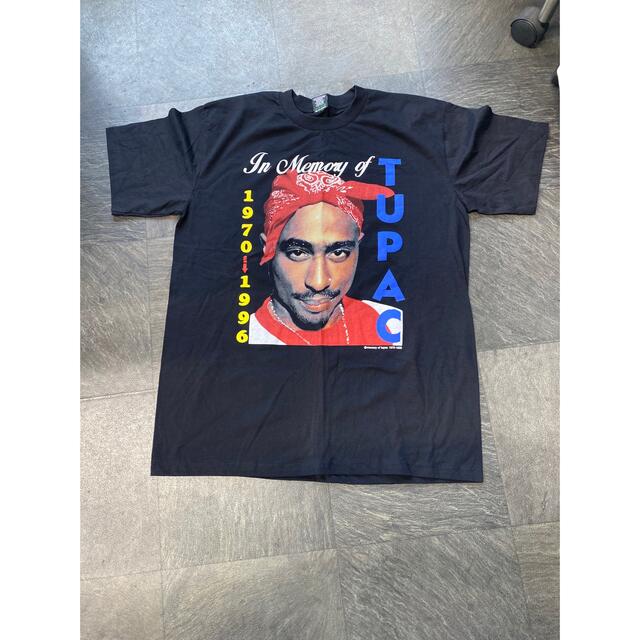 希少　2PAC Tシャツ　ブラック　サイズXL  ヒップホップTシャツ