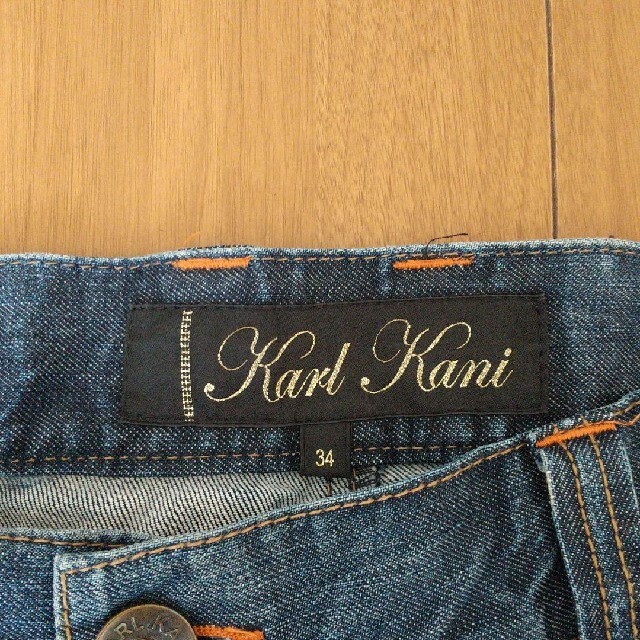 Karl Kani(カールカナイ)のカールカナイ デニム ハーフパンツ クラッシュジーンズ メンズのパンツ(デニム/ジーンズ)の商品写真