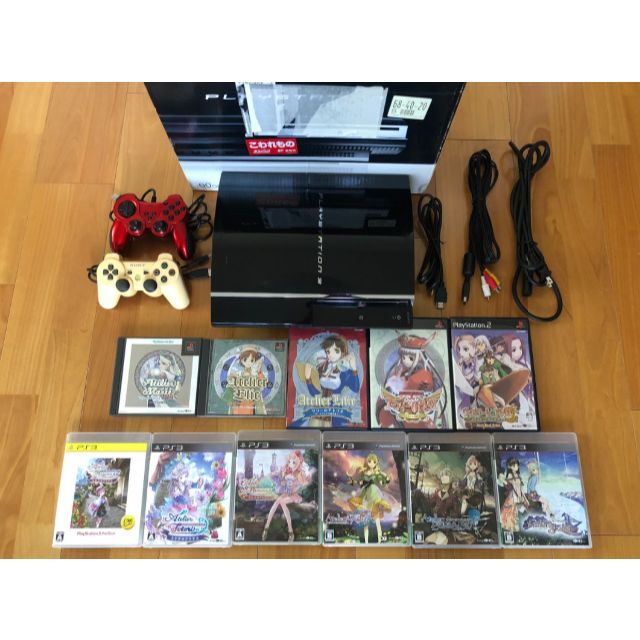 動作品 この1台でPS1/2/3ソフト遊べるPS3(60→320GB交換済)AT