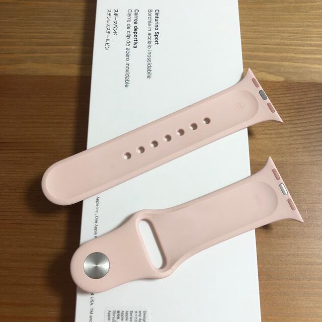 Apple Watch(アップルウォッチ)のApple Watch 40mm  純正バンド　ピンク スマホ/家電/カメラのスマホアクセサリー(その他)の商品写真