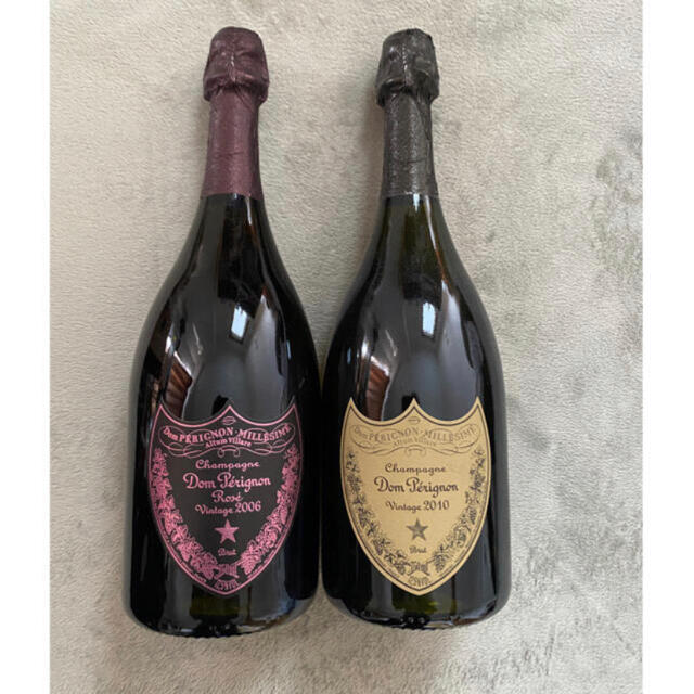 Dom Pérignon(ドンペリニヨン)のドンペリ・ドンペリロゼ未開栓2本セット 食品/飲料/酒の酒(シャンパン/スパークリングワイン)の商品写真