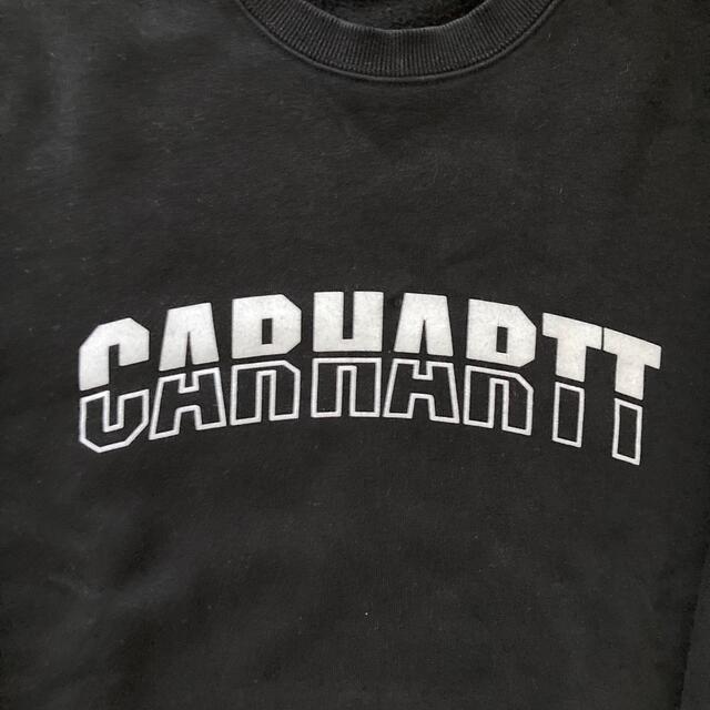 超歓迎在庫 carhartt 激レア CARHARTT スウェット トレーナー 裏起毛 クルーネック 黒 Lの通販 by  Grumble｜カーハートならラクマ