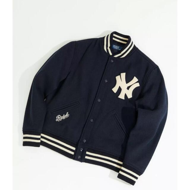 Ralph Lauren(ラルフローレン)のRalph Lauren Yankees スタジャン　mlb サイズS メンズのジャケット/アウター(スタジャン)の商品写真