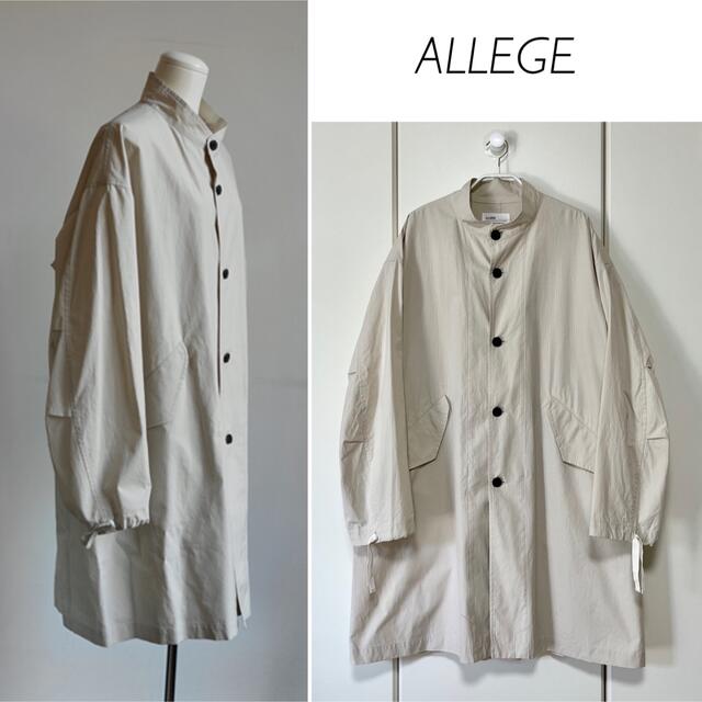 58㎝身幅【1回のみ着用】日本製★ALLEGE Stand Collar Coat