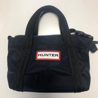 【新品】HUNTER ミニトートバッグ　黒