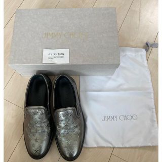 ジミーチュウ(JIMMY CHOO)のジミーチュウ　スリッポン　grove 41 ガンメタ　靴　スニーカー(スニーカー)