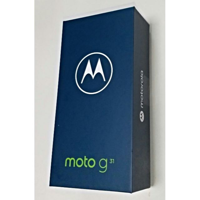 新品/未開封品 MOTOROLA　 moto g31　ベイビーブルー