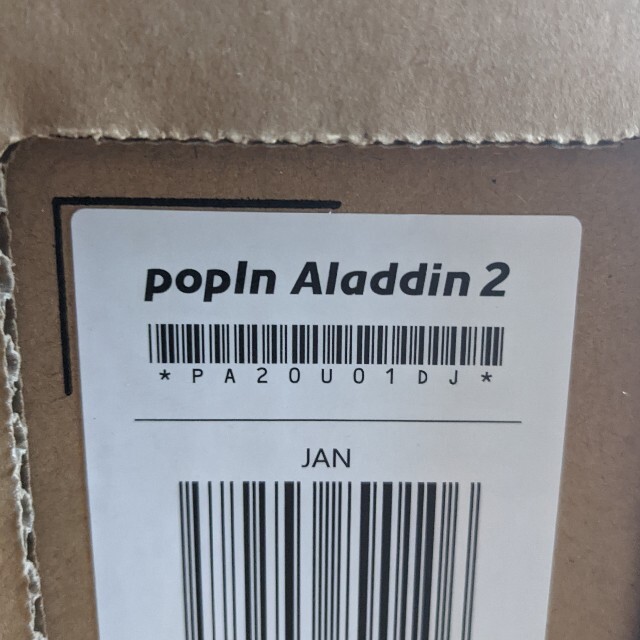 popInaladdin2popIn Aladdin 2 領収書付き