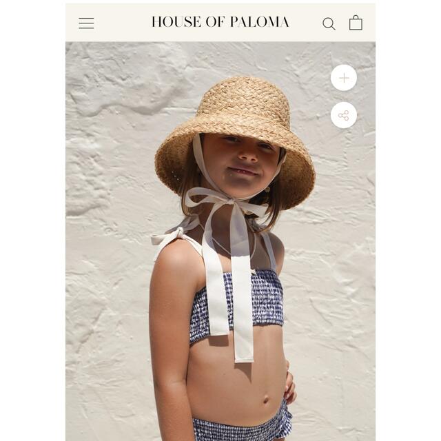 SOOR PLOOM(ソーアプルーム)のHOUSE OF PALOMA  麦わら帽子 キッズ/ベビー/マタニティのこども用ファッション小物(帽子)の商品写真