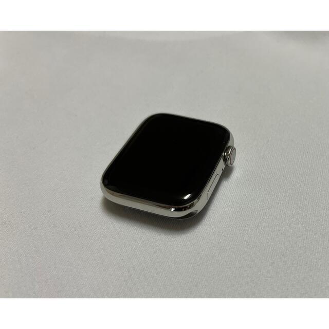 Apple Watch(アップルウォッチ)のアップル Apple Watch 6 44mm シルバーステンレス ホワイトスポ スマホ/家電/カメラのスマートフォン/携帯電話(その他)の商品写真