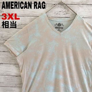 m14 US古着　アメリカンラグ　半袖Tシャツ　タイダイ　染め　プリント　総柄(Tシャツ/カットソー(半袖/袖なし))