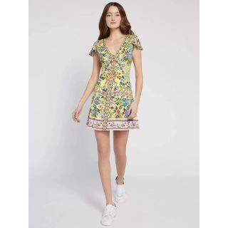 アリスアンドオリビア(Alice+Olivia)の❤️ ★Alice olive  新作人気新品　花柄ワンピース　綺麗オシャレ(ひざ丈ワンピース)