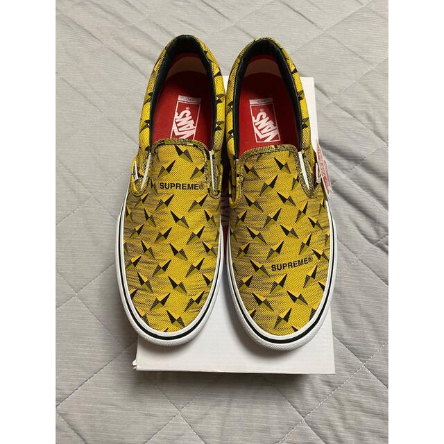 メンズsupreme VANS SLIP-ON PRO D.PLATE 10