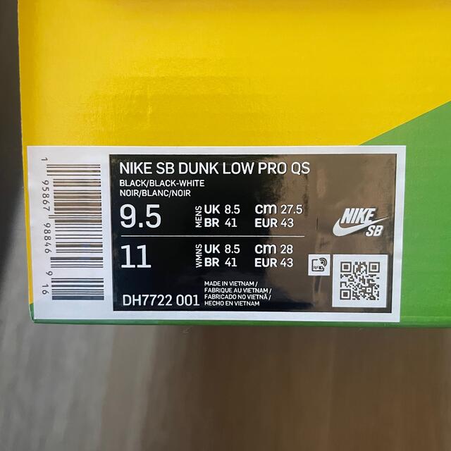新品 NIKE SB DUNK LOW QS polaroid 27.5cm 4