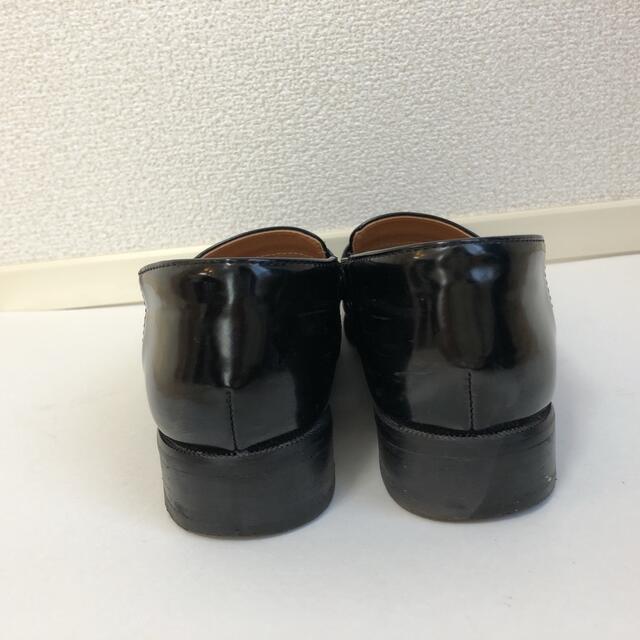 nano・universe(ナノユニバース)のナノユニバース コインローファー 黒 レディースの靴/シューズ(ローファー/革靴)の商品写真