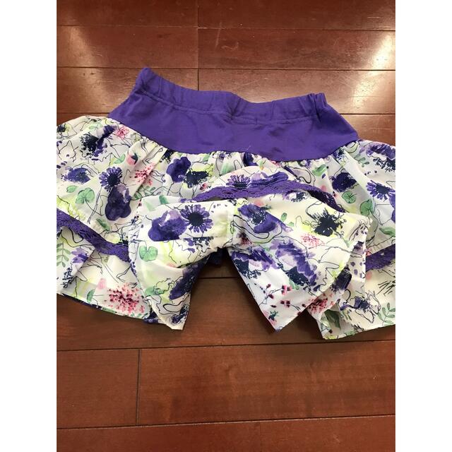 ANNA SUI mini(アナスイミニ)のアナスイミニ　キュロットスカート  150cm 未使用 キッズ/ベビー/マタニティのキッズ服女の子用(90cm~)(スカート)の商品写真