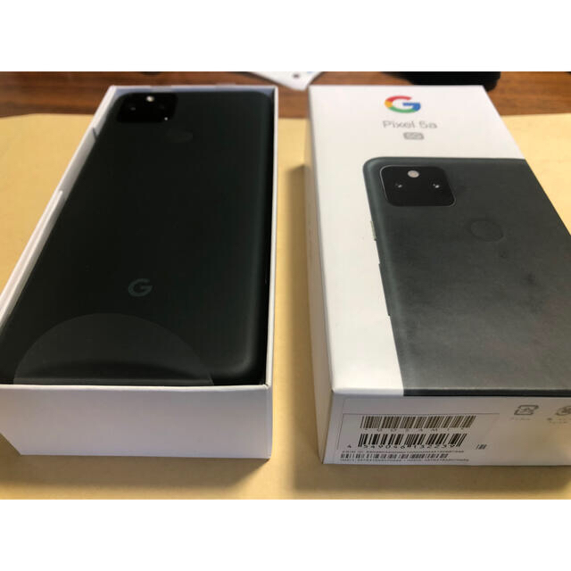 ANDROID(アンドロイド)のpixel5a 5G 128GB 新品　モストリーブラック スマホ/家電/カメラのスマートフォン/携帯電話(スマートフォン本体)の商品写真