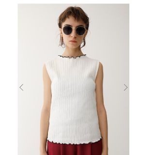 マウジー(moussy)のmoussy　タンクトップ　リブ　メロウ(タンクトップ)