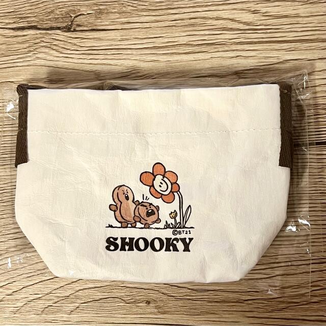 防弾少年団(BTS)(ボウダンショウネンダン)のBT21 ミニトート SHOOKY エコバッグ フラワー BIRTHDAYBAR レディースのバッグ(エコバッグ)の商品写真