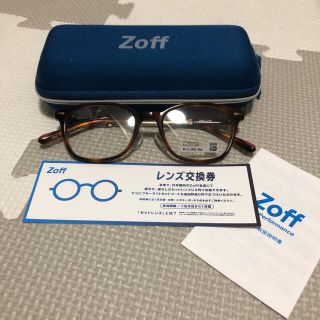 ゾフ(Zoff)のすもも様専用　Zoff ゾフ　スマート　未使用　レンズ交換チケット付き　フレーム(サングラス/メガネ)