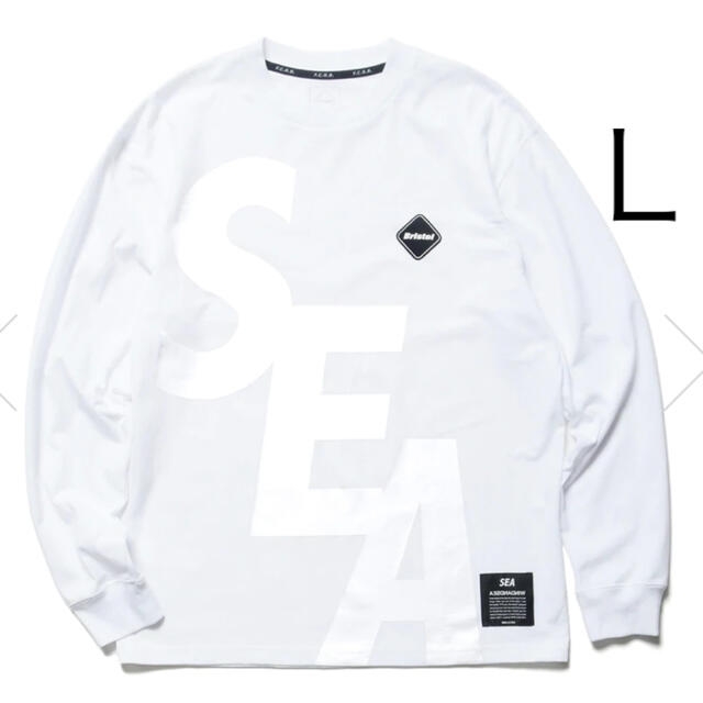 WIND AND SEA(ウィンダンシー)のBRISTOL SEA L/S EMBLEM TEE / WHITE  メンズのトップス(Tシャツ/カットソー(半袖/袖なし))の商品写真