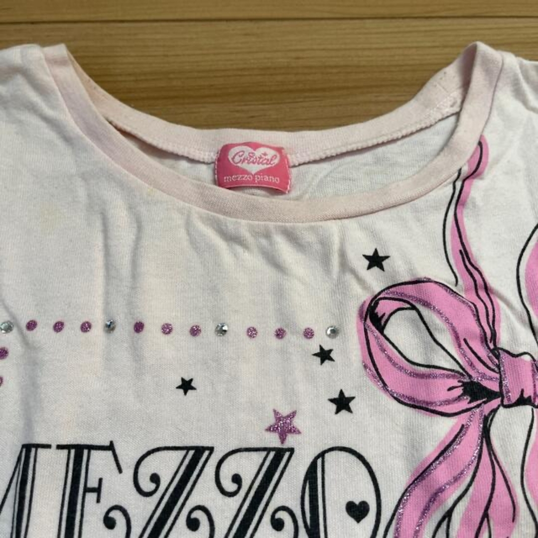 mezzo piano(メゾピアノ)の断捨離‼︎ MEZZOPiano☆ メゾピアノ☆ Ｔシャツ☆ キッズ/ベビー/マタニティのキッズ服女の子用(90cm~)(Tシャツ/カットソー)の商品写真