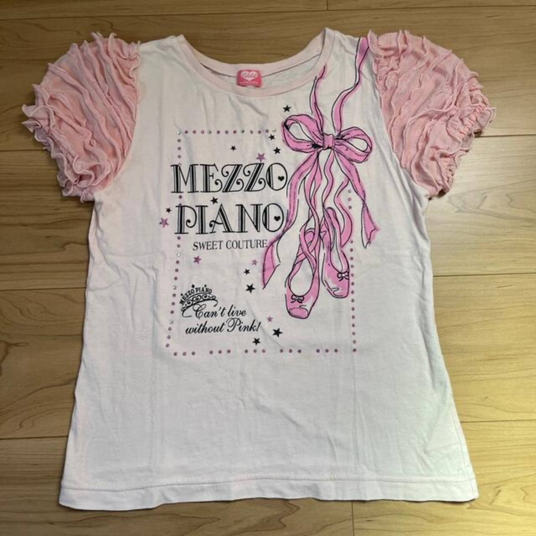 mezzo piano(メゾピアノ)の断捨離‼︎ MEZZOPiano☆ メゾピアノ☆ Ｔシャツ☆ キッズ/ベビー/マタニティのキッズ服女の子用(90cm~)(Tシャツ/カットソー)の商品写真