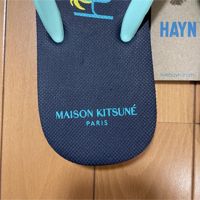 MAISON KITSUNE'(メゾンキツネ)の新品　メゾンキツネ×ハイアン　サンダル　サイズ42 メンズの靴/シューズ(サンダル)の商品写真