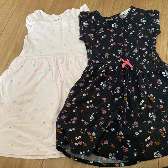 H&M(エイチアンドエム)のH&M  100 ワンピース キッズ/ベビー/マタニティのキッズ服女の子用(90cm~)(ワンピース)の商品写真