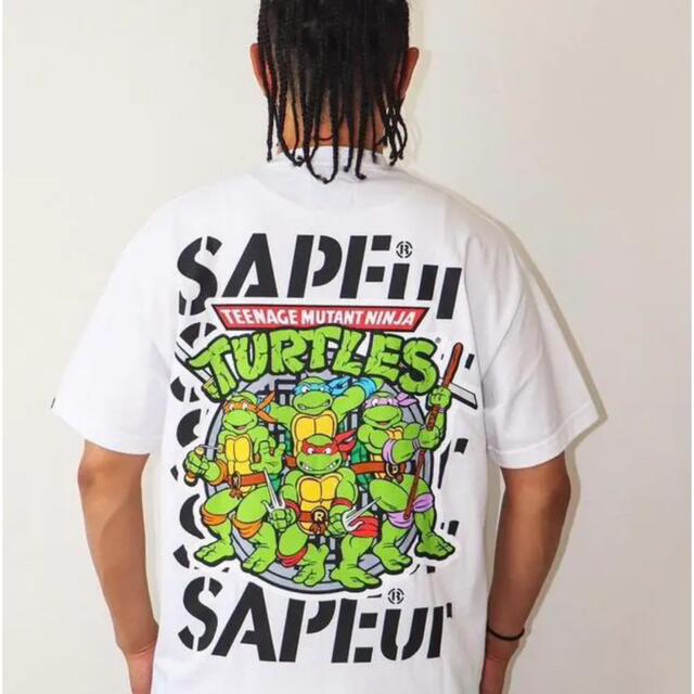 sapeur タートルズ コラボ Tシャツ サイズL