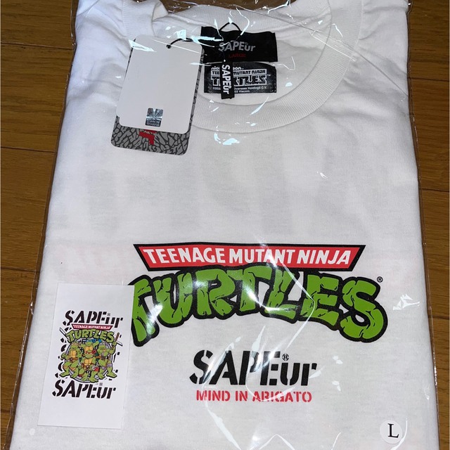 サイズ L sapeur サプール × ミュータントタートルズ　コラボTシャツ