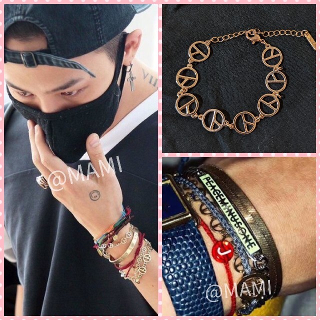 PEACEMINUSONE(ピースマイナスワン)の🌼G-DRAGON GDブレスレット🌼ジヨン PIECEMINUSONE レディースのアクセサリー(ブレスレット/バングル)の商品写真