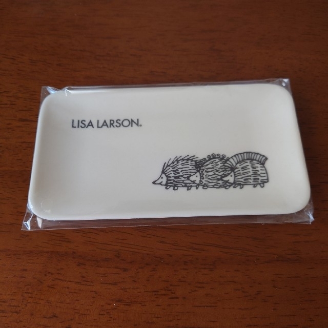 Lisa Larson(リサラーソン)のリサ・ラーソン　バンブーファイバートレイ＆ステッカー エンタメ/ホビーのコレクション(ノベルティグッズ)の商品写真