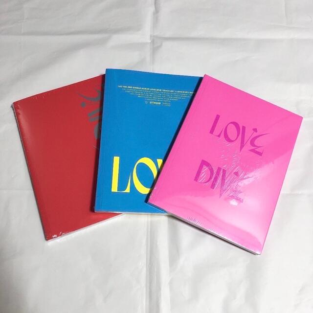 IVE  LOVE DIVE アルバム 新品未開封　3種セット エンタメ/ホビーのCD(K-POP/アジア)の商品写真