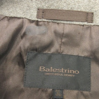 【新品未使用品】Balestrino ステンカラーコート  ブラック アンゴラ