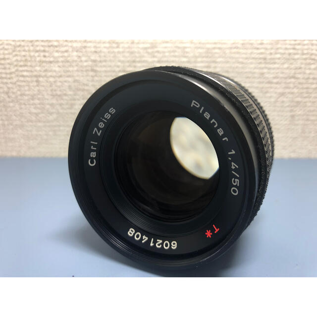 売りオーダー CONTAX Carl Zeiss Planar T*50mm f1.4 AEJ レンズ(単