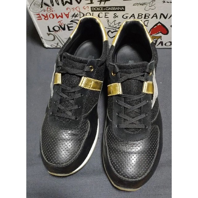 定番最新品 DOLCE&GABBANA - ドルチェ＆ガッバーナ スニーカー 黒