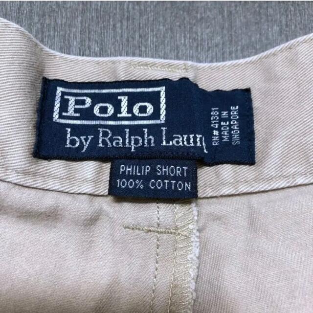 【古着】Polo by RalphLauren《ハーフパンツ⑭》38インチ メンズのパンツ(ショートパンツ)の商品写真