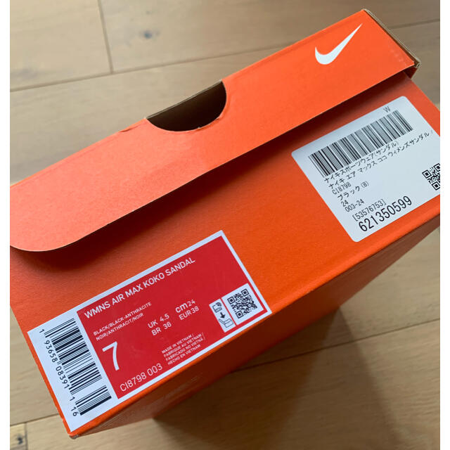 NIKE - NIKE ナイキ エアマックス サンダル ココ(All BLACK)24センチ