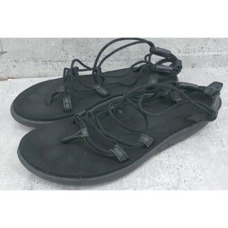 テバ(Teva)のTeva テバ サンダル 23.5㎝ ブラック 黒(サンダル)