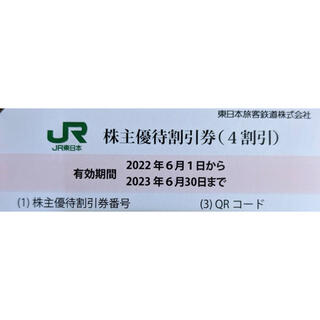ジェイアール(JR)の【5枚】JR東日本　株主優待割引券（株主優待券）(その他)